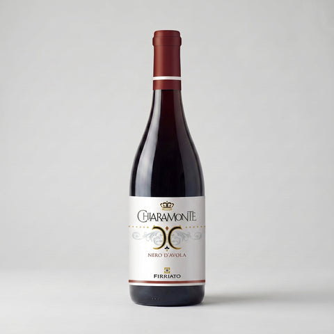 Firriato Chiaramonte Nero d'Avola, the Sicilian red anchoring the Italian and Iberian bottles in The Case from Cambridge Wines