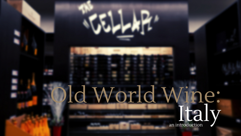 Old World Wine: Italy