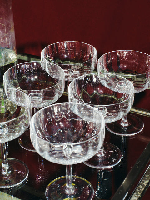 A flight of red wine glasses — wines like Decoy, from Cambridge Wines