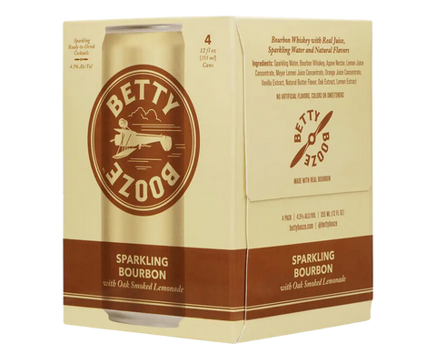 Betty Booze Sparkling Bourbon 4pk Cans