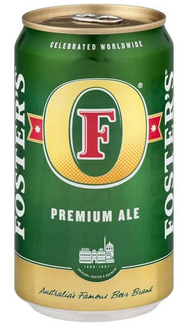 Fosters Premium Ale (25oz Oil Can)